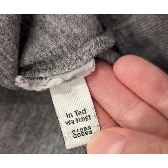 Ted Baker Grey Quarter Zip Pullover Size Medium - Picture 6 of 7